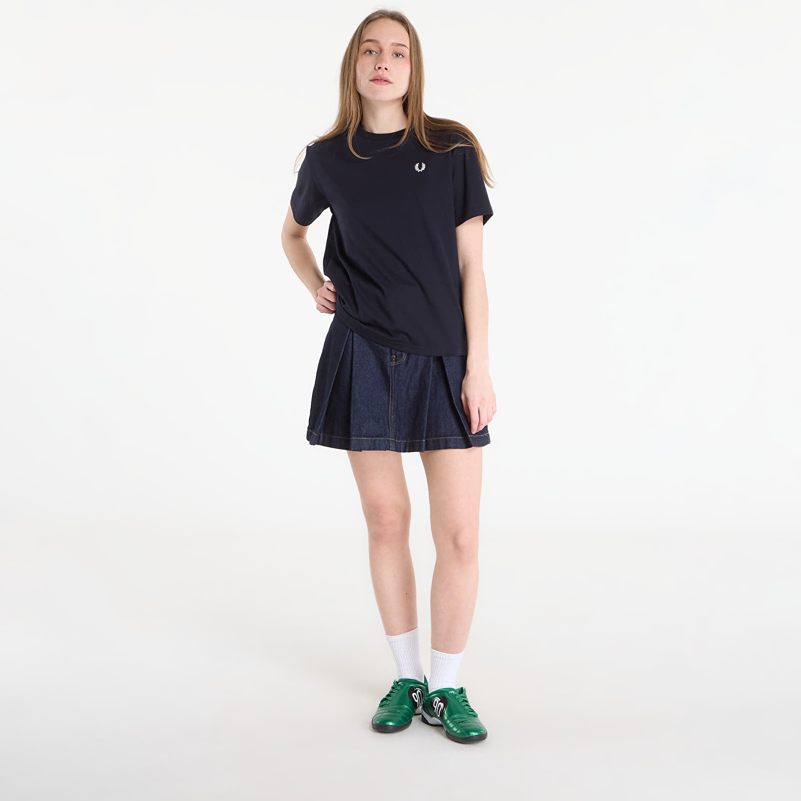 T-paidat FRED PERRY Crew Neck T-Shirt Navy