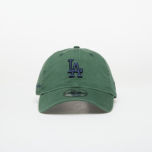 Capac New Era 9TWENTY Los Angeles Dodgers MLB Washed Script Cilantro Green/ Navy