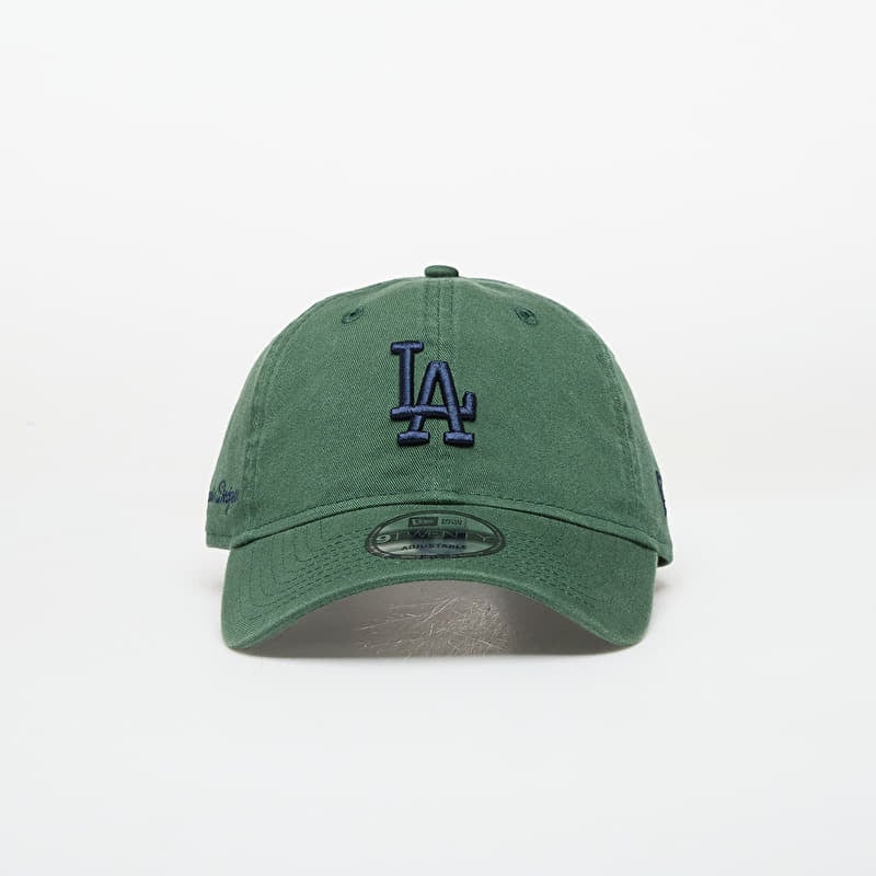Cap New Era 9TWENTY Los Angeles Dodgers MLB Washed Script Cilantro Green/ Navy