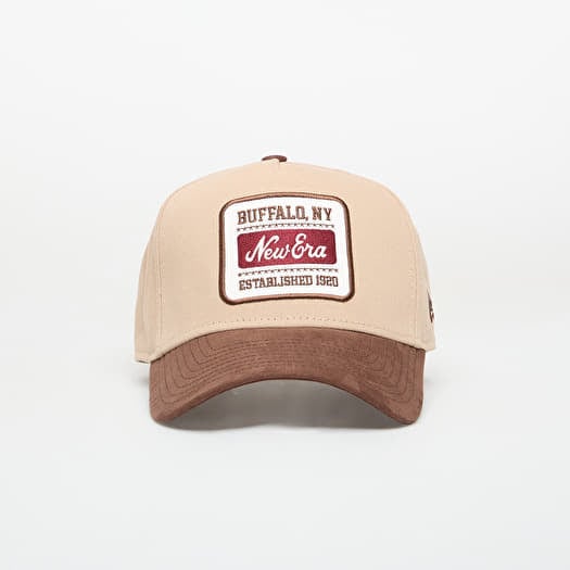 Cepure New Era 9FORTY Aframe Patch Suede Camel/ Nfl Brown Suede