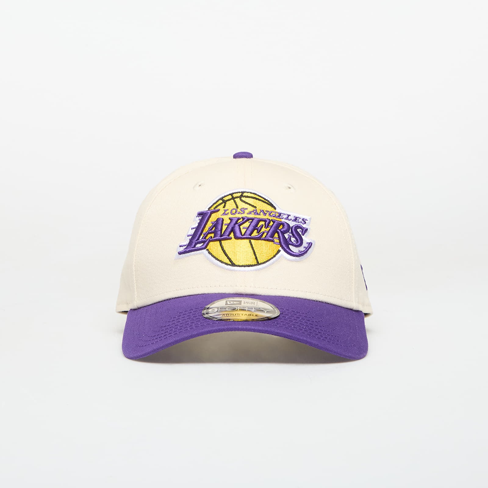 Cap New Era 9FORTY Los Angeles Lakers NBA Colourblock Light Cream/ Official Team Color Universal