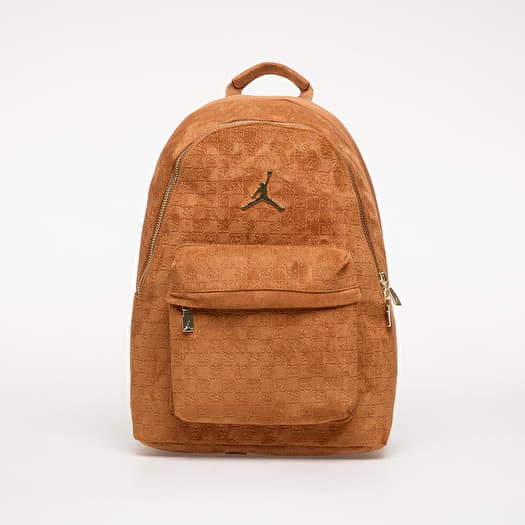 Rygsæk Jordan JAM Suede Monogram Backpack Cognac