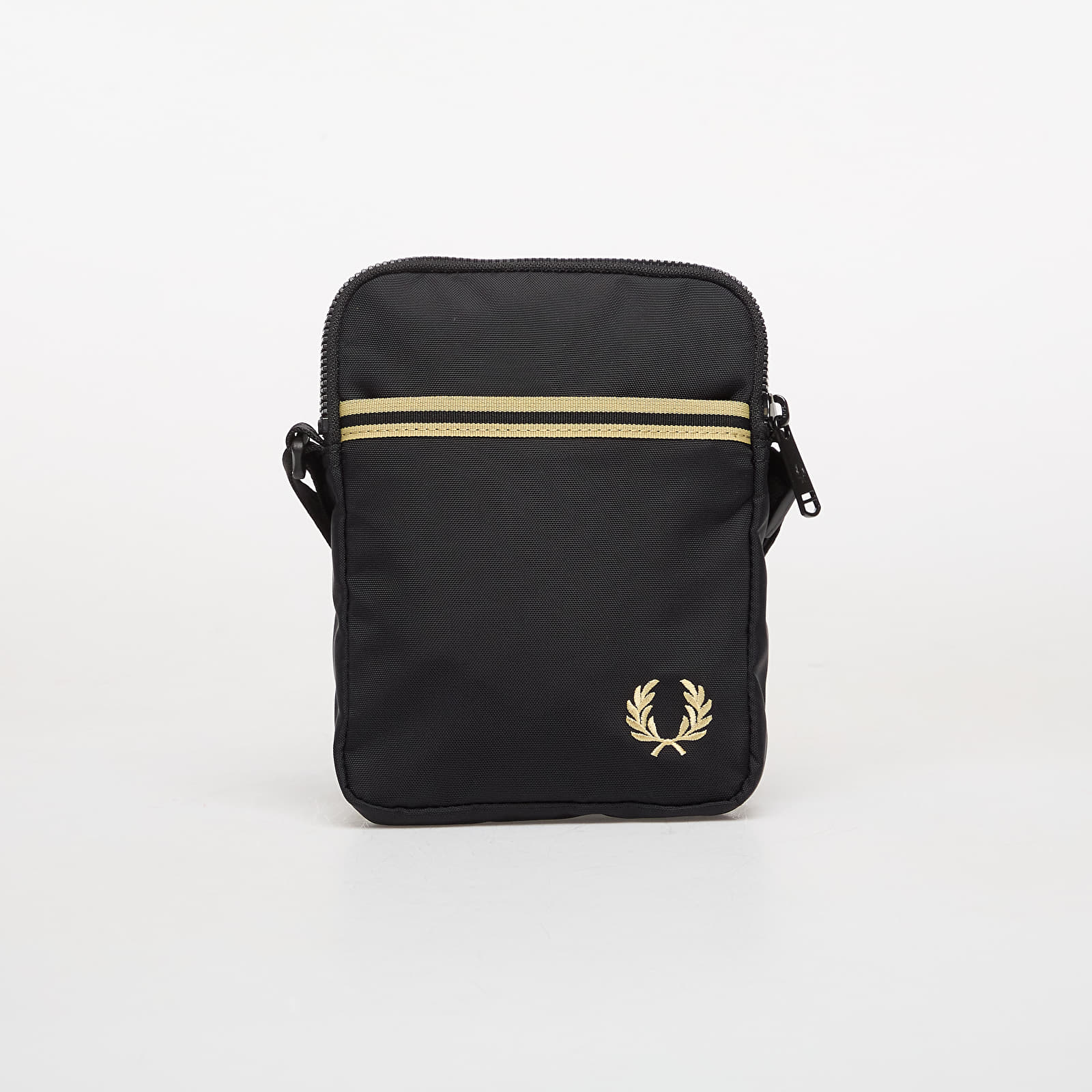 Vyriškos rankinės per petį FRED PERRY Tipped Tape Small Side Bag Black