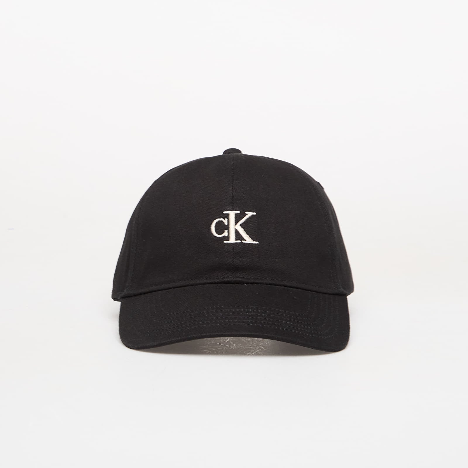 Moške kape Calvin Klein Monogram Embroidery Cap Black