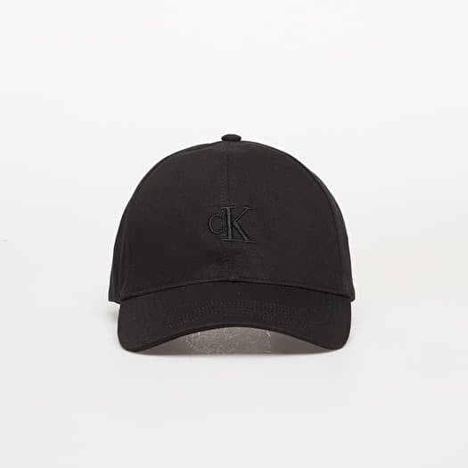 Čepica Calvin Klein Monogram Embroidery Cap Black