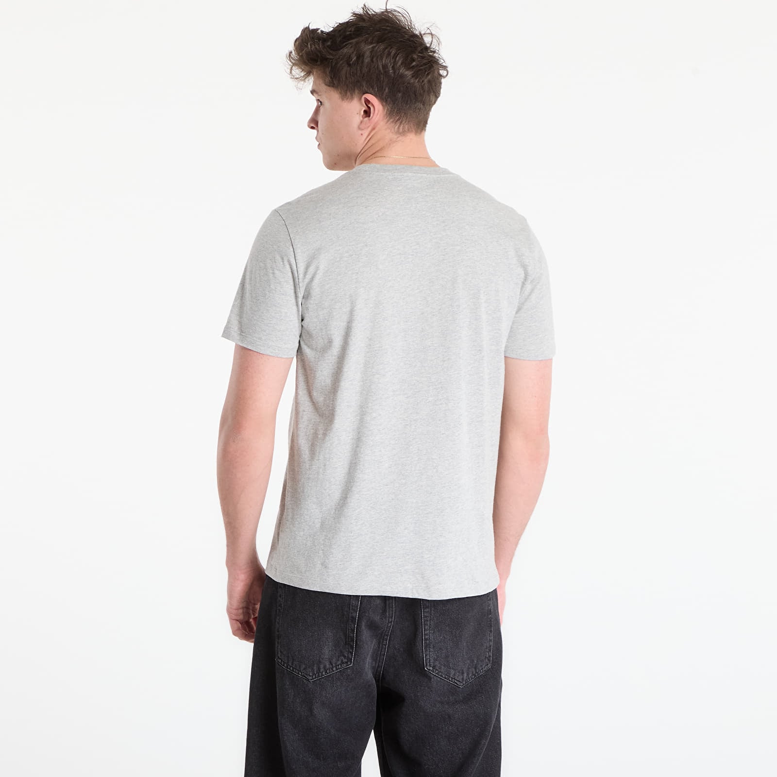 Marškinėliai GAP V-Frch Mini Logo Tee Light Heather Grey