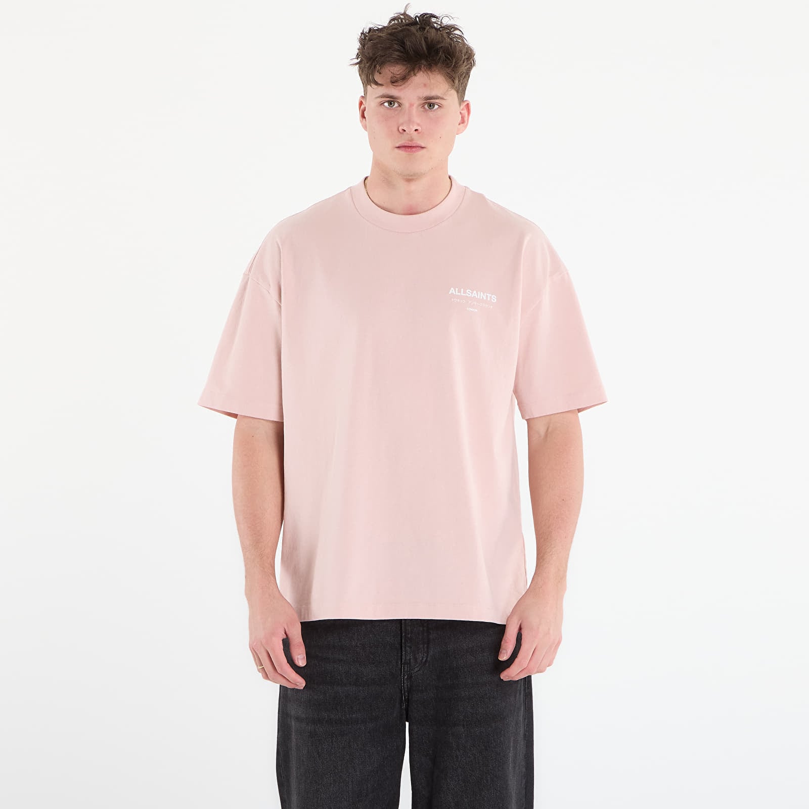 T-shirts AllSaints Underground Ss Crew Sunbaked Pink