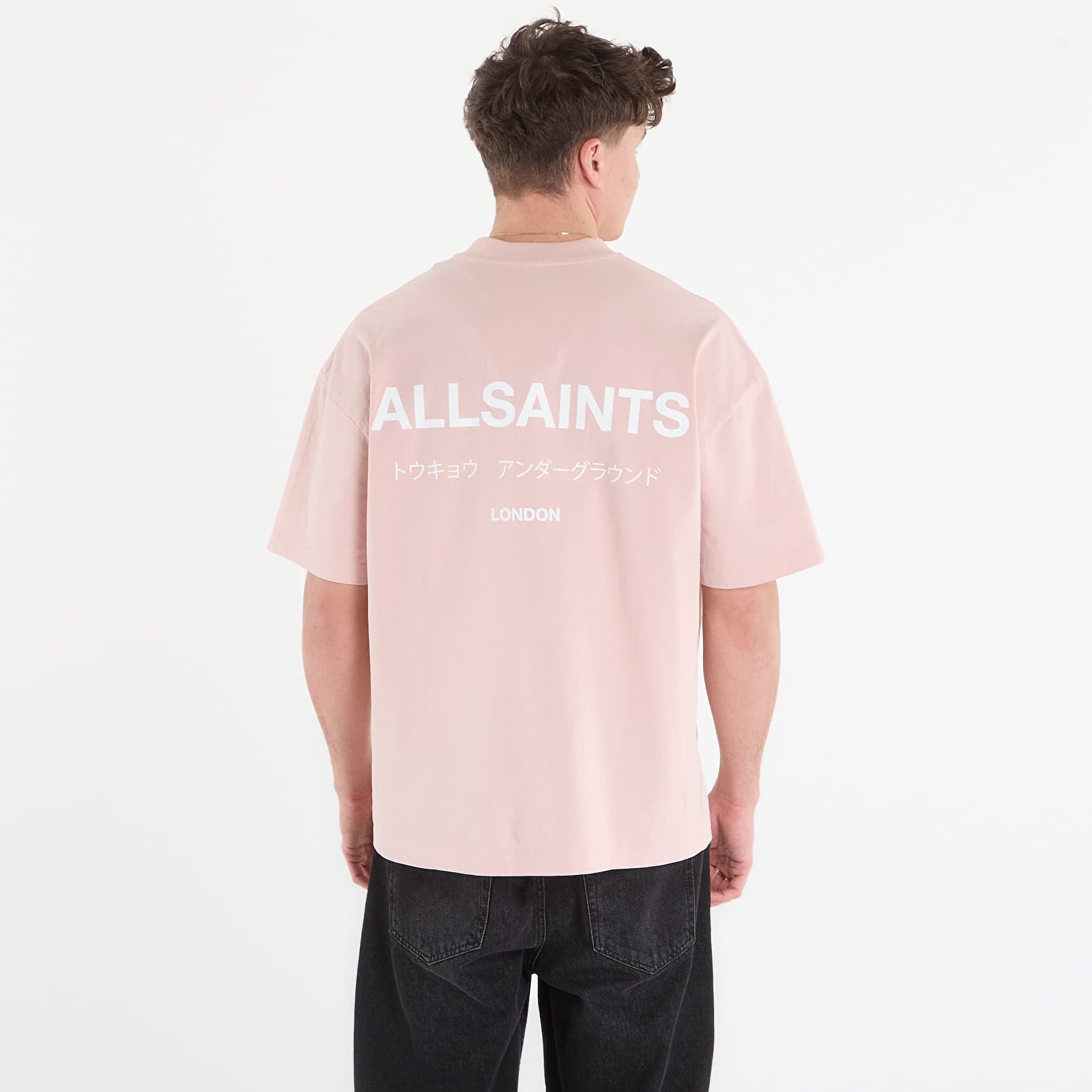 T-shirts AllSaints Underground Ss Crew Sunbaked Pink
