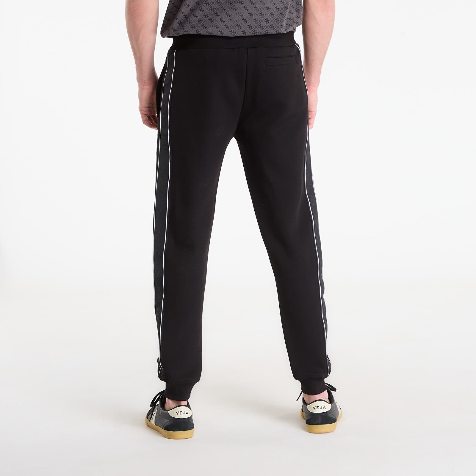 Φόρμες GUESS Mickey Cuff Pant Jet Black