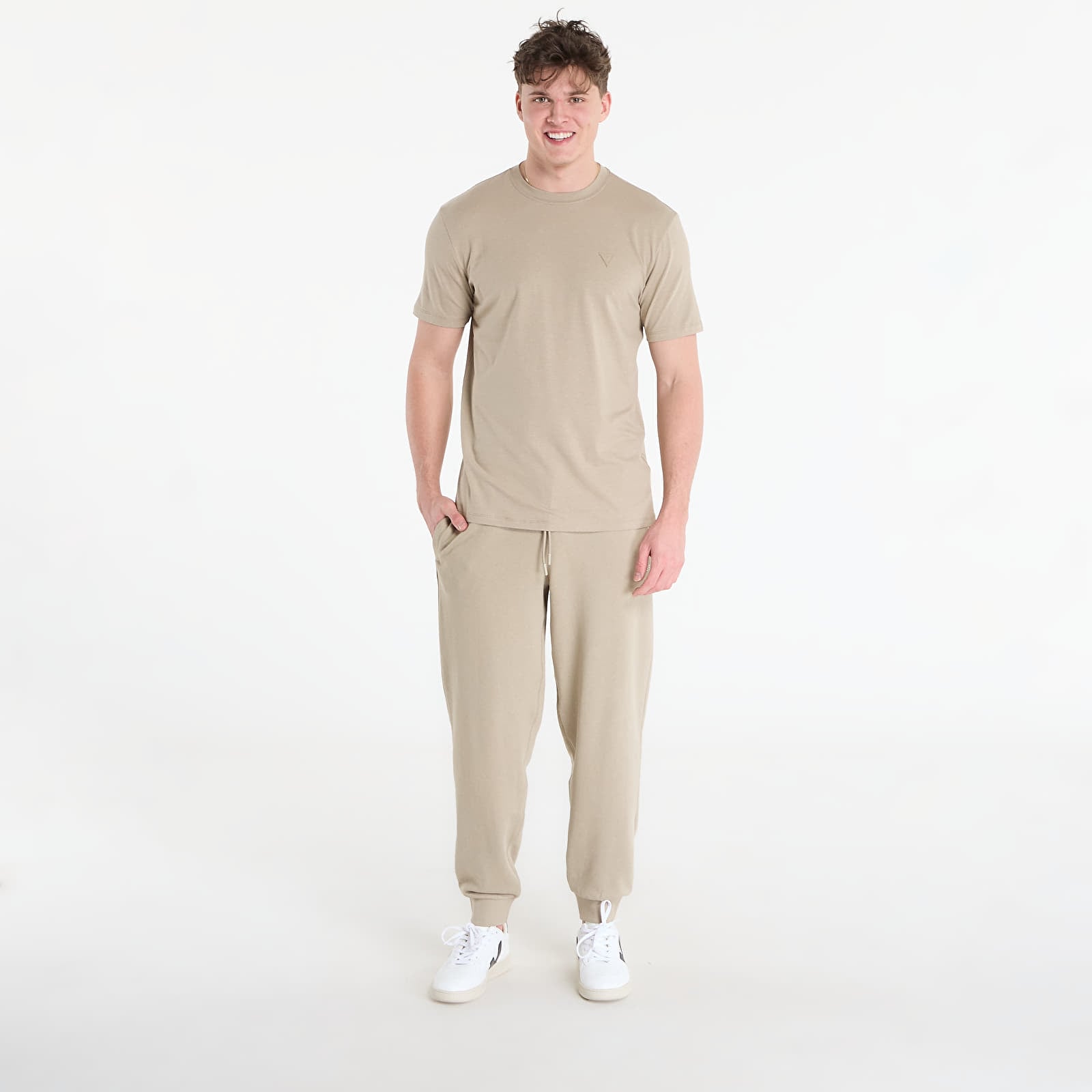 Majice i košulje GUESS Hedley Ss T-Shirt Impact Grey