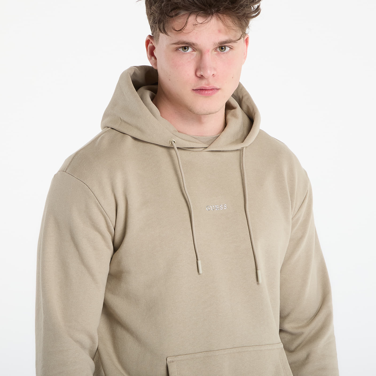 Hettegensere og sweatshirts GUESS Marzio Hoodie Sweatshirt Impact Grey