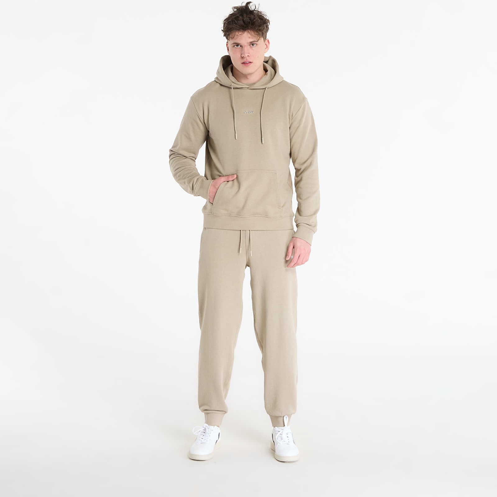 Hettegensere og sweatshirts GUESS Marzio Hoodie Sweatshirt Impact Grey