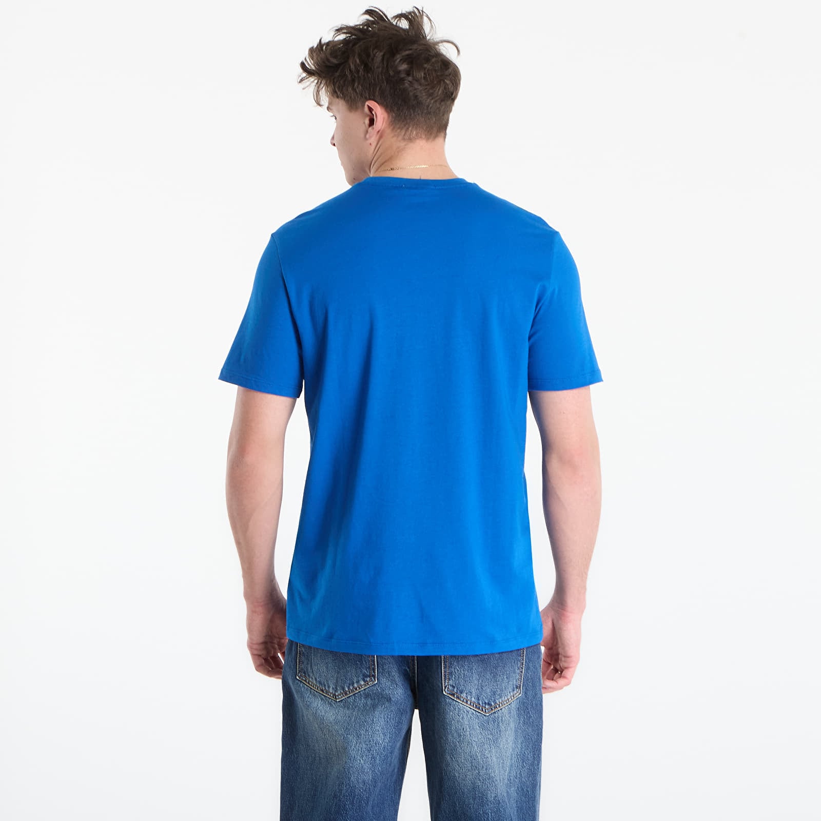 Marškinėliai Calvin Klein Jeans Ss Badge 30S Jersey Classic Tee Classic Blue