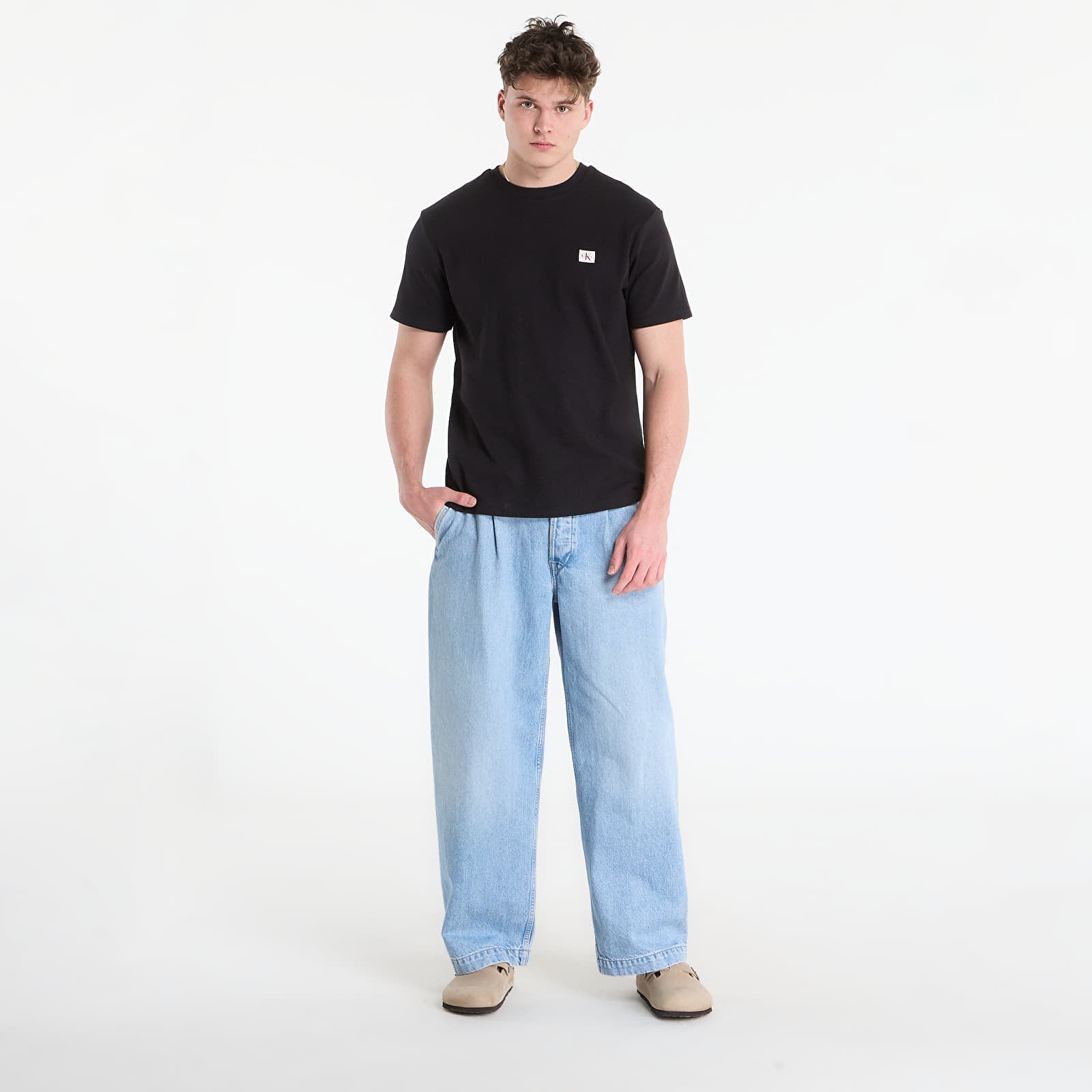 Jeans Calvin Klein Jeans Barrel Morning Fog Trouser Morning Fog