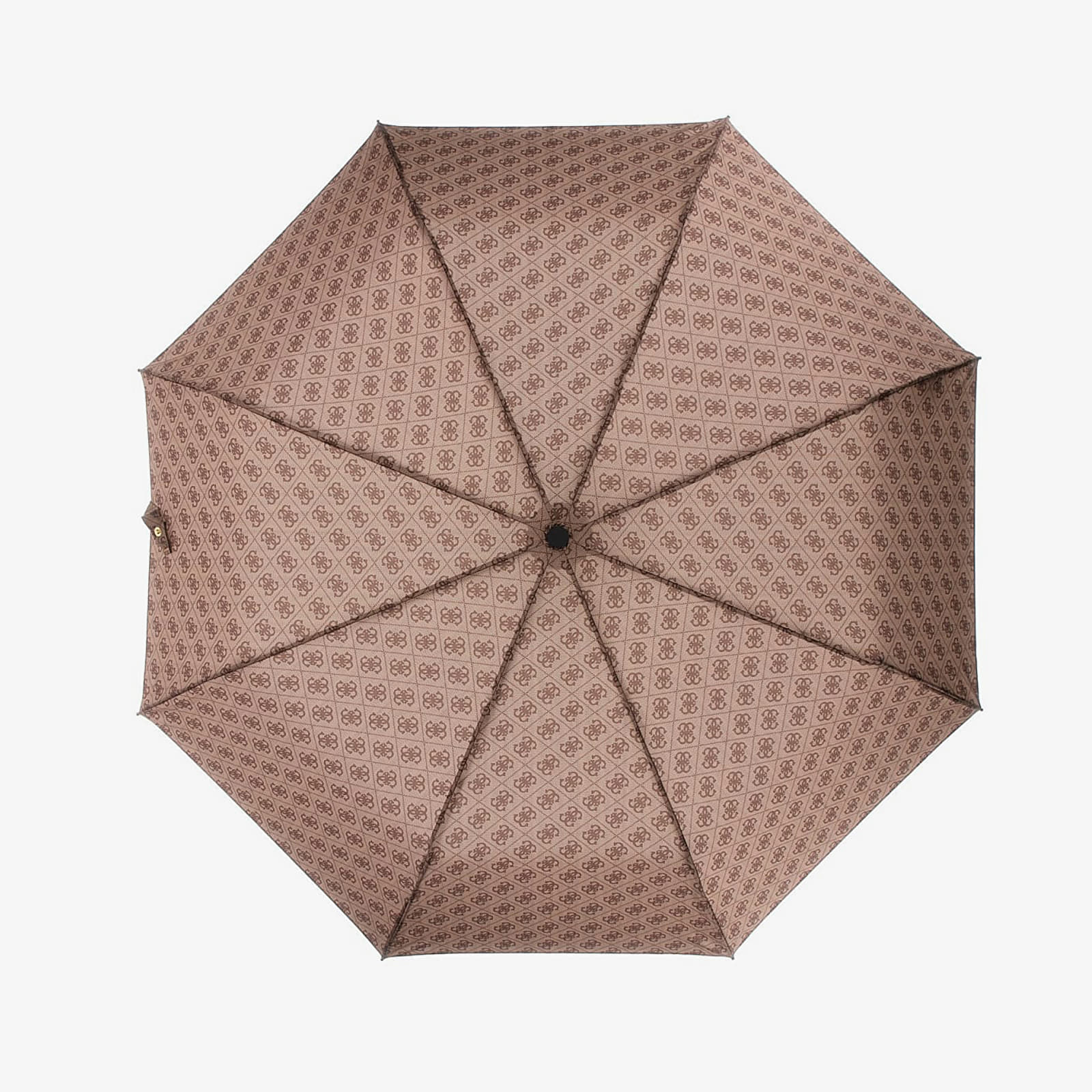 Andra accessoarer GUESS Open-Close Umbrella Latte Logo