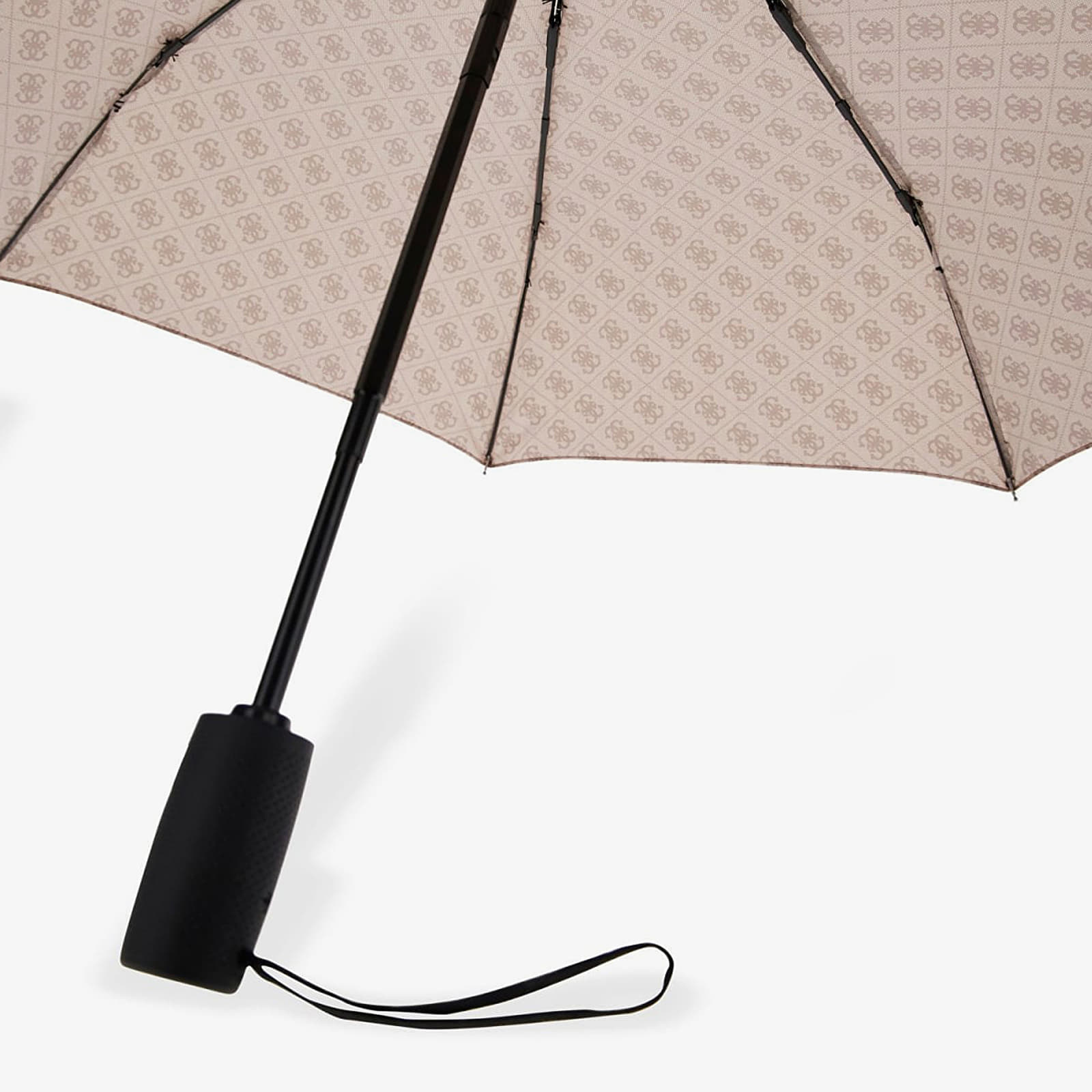 Andra accessoarer GUESS Open-Close Umbrella Latte Logo