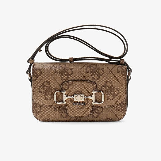 Tasche GUESS Janie Logo Convertible Cross Body Flap Latte Logo