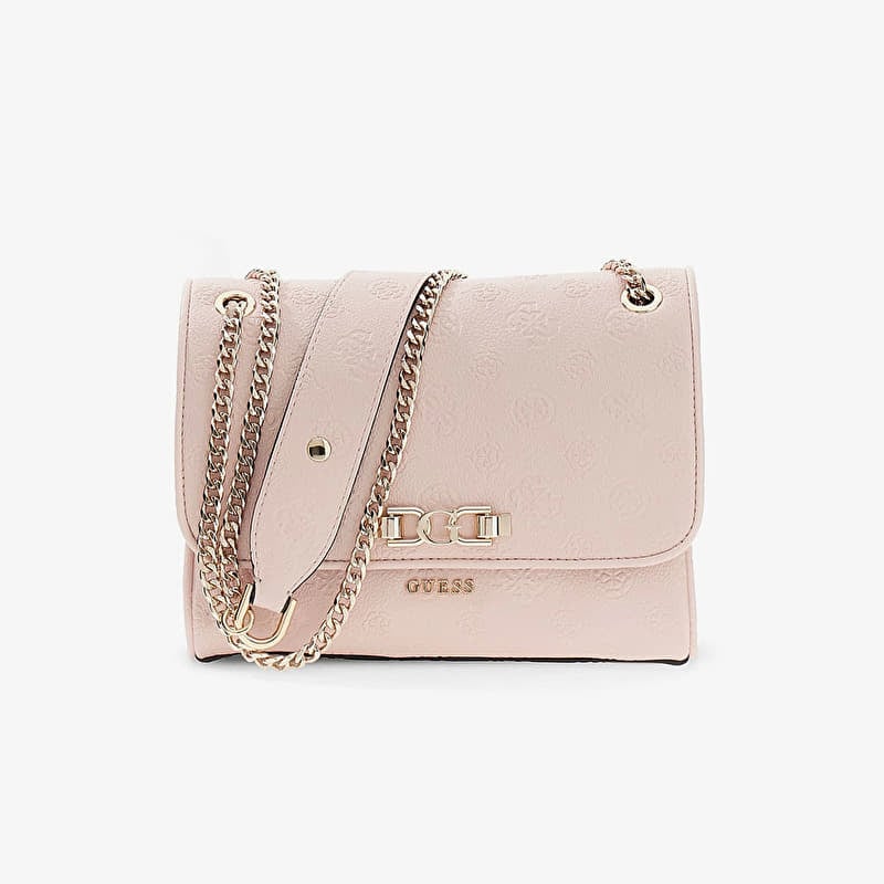 Laukku GUESS Anise Convertible Cross Body Flap Light Rose Logo