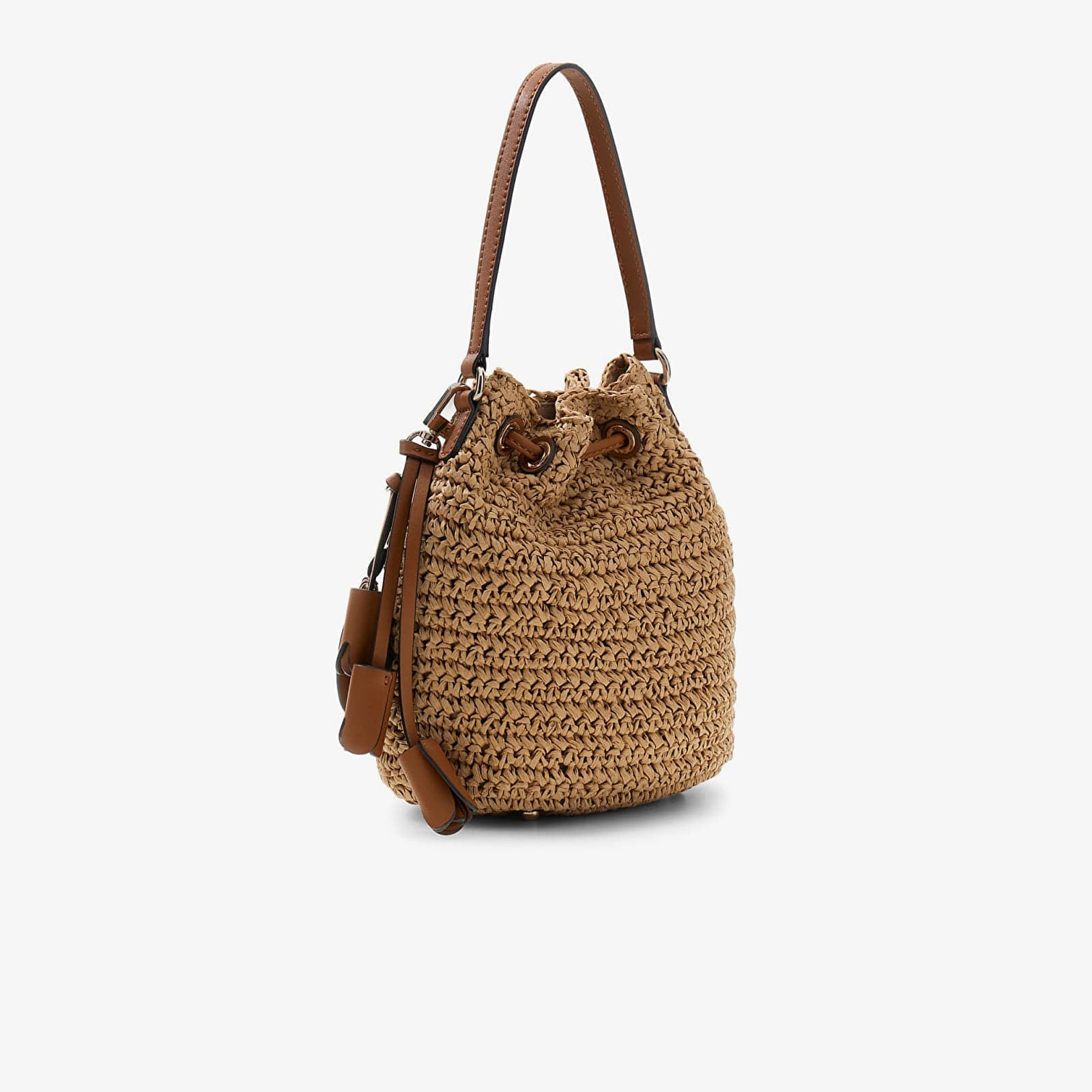 Sacs à main Guess Ofelia Top Handle Bucket Light Brown