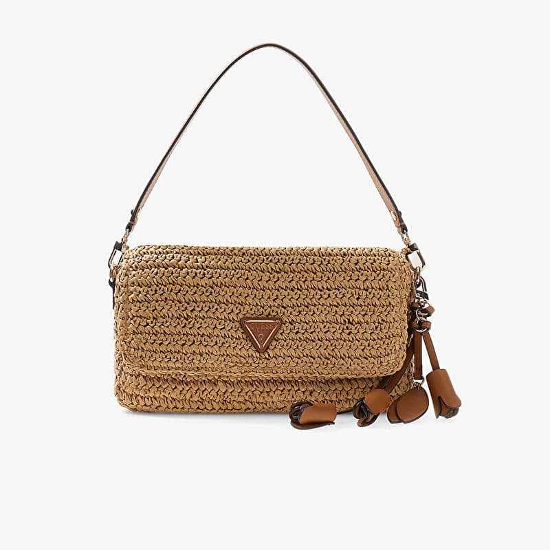 Guess Ofelia Flap Shoulder Bag Light Brown