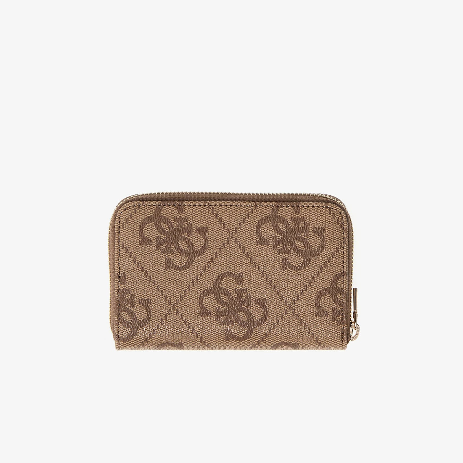 Men's wallets GUESS Janie Logo Slg Med Zip Around Latte Logo