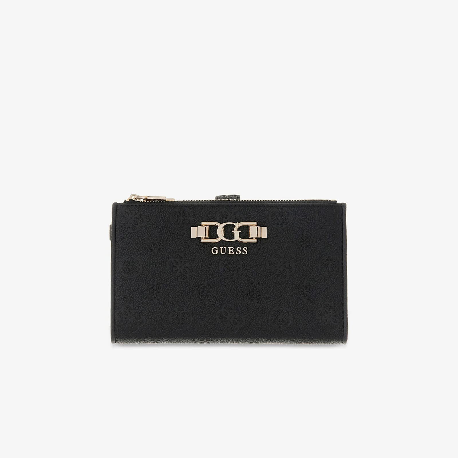 Портфейл GUESS Anise Slg Double Zip Organizer Black Logo Universal