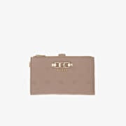 GUESS Anise Slg Double Zip Organizer Dark Taupe Logo