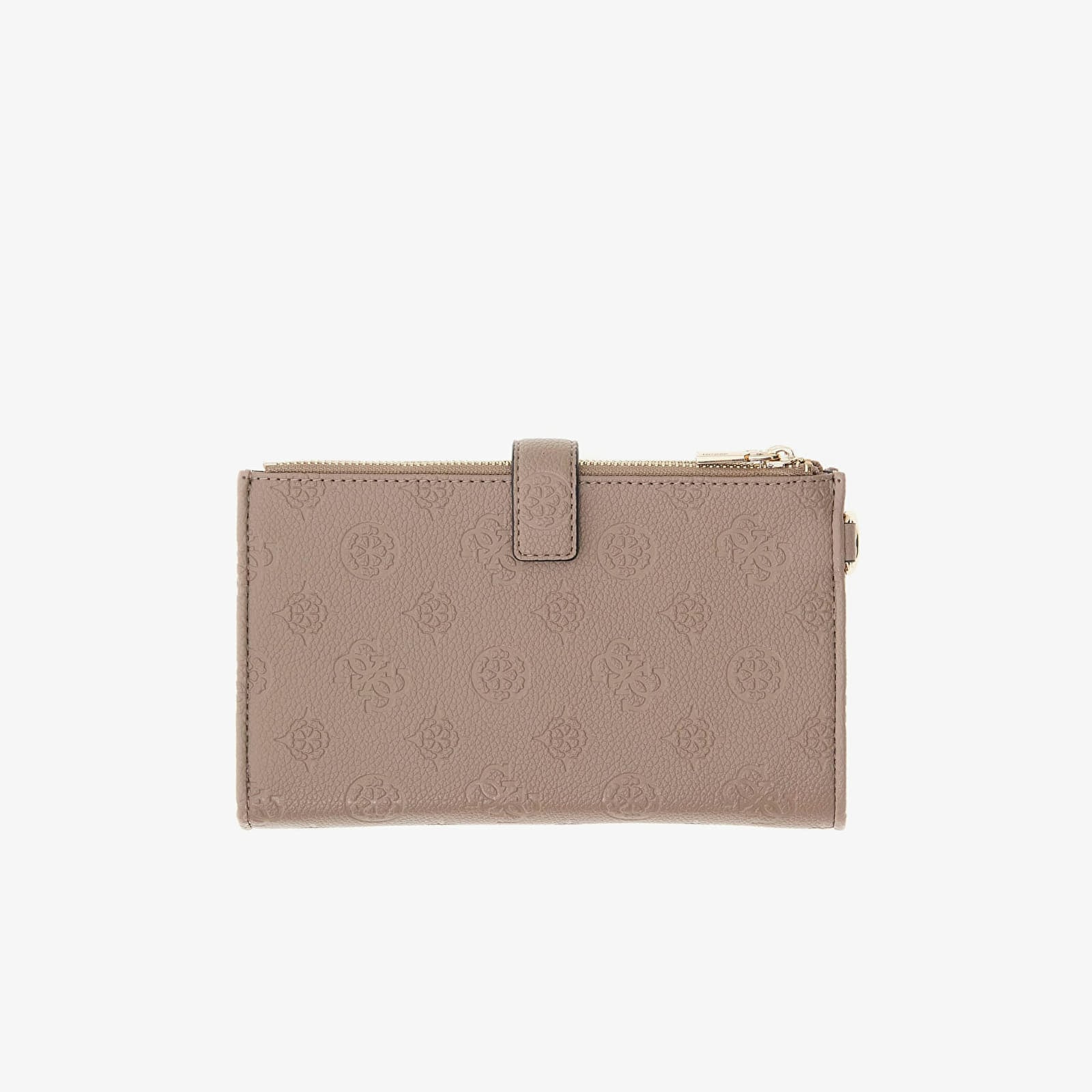 Muški novčanici GUESS Anise Slg Double Zip Organizer Dark Taupe Logo