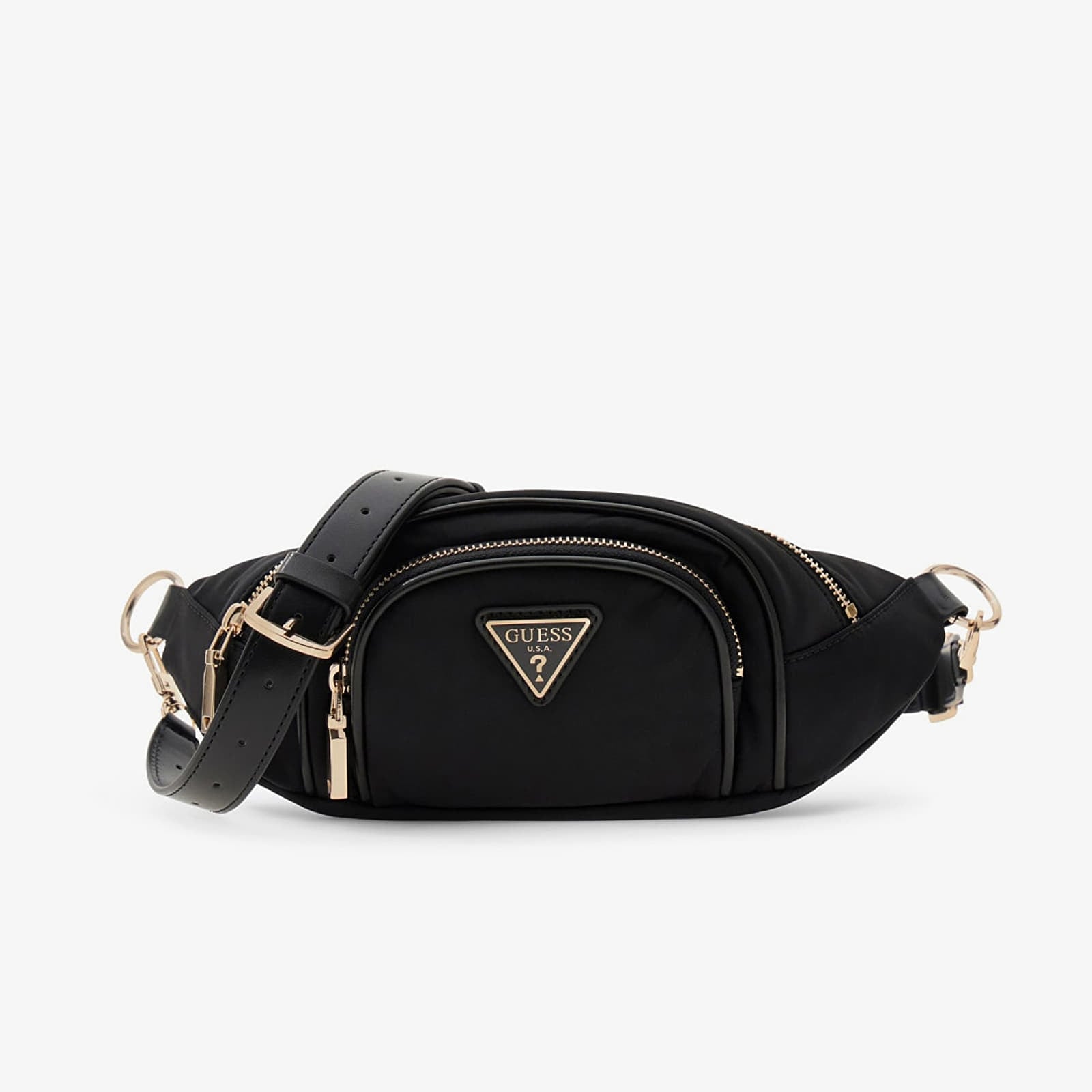 Męskie torby na ramię GUESS Follie Belt Bag Black