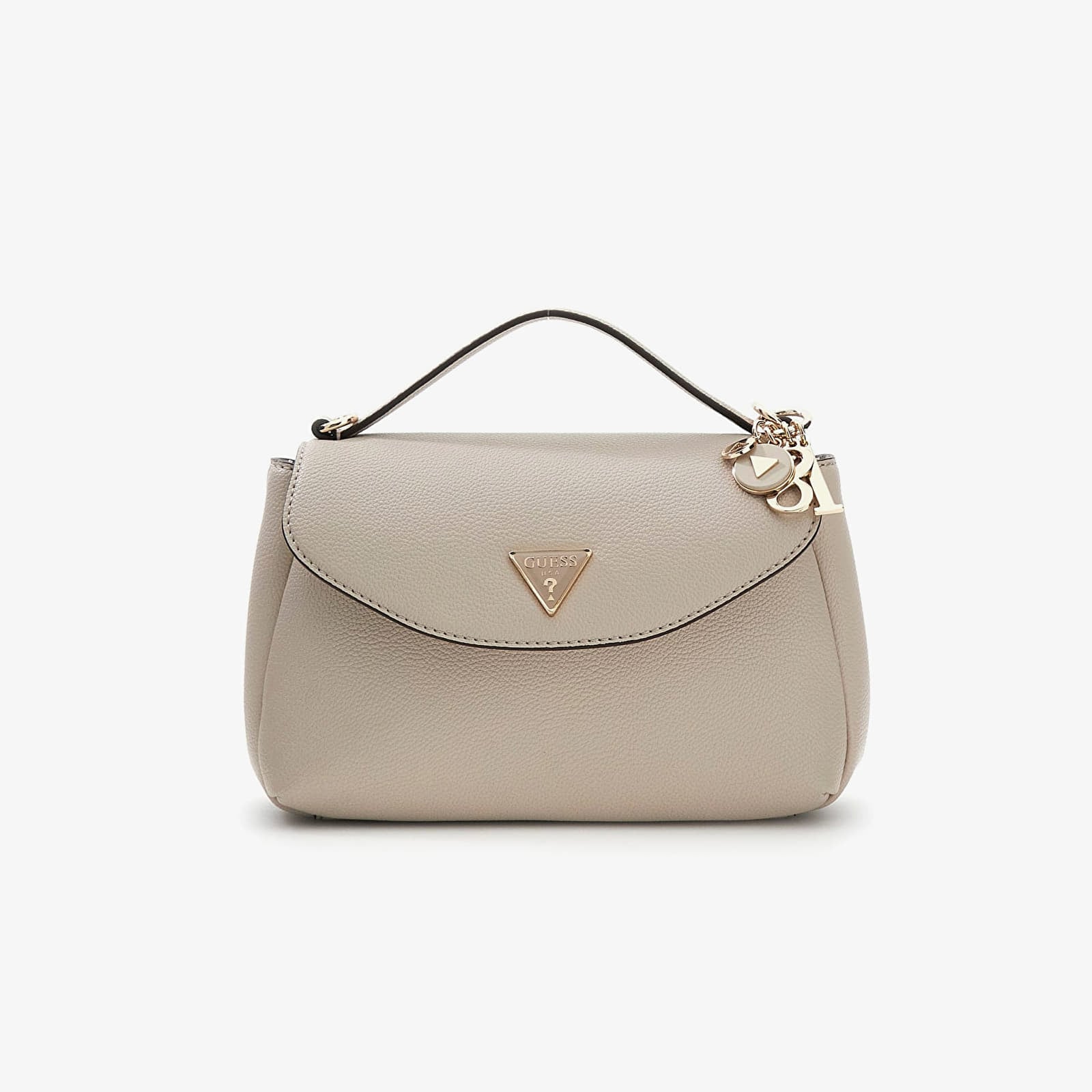 Torbice GUESS Evie Top Handle Flap Light Taupe