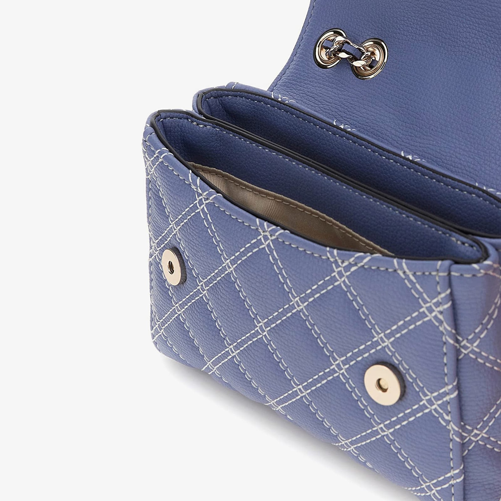 Torbice GUESS Giully II Mini 2 Comp Cvrt Flap Grey Blue