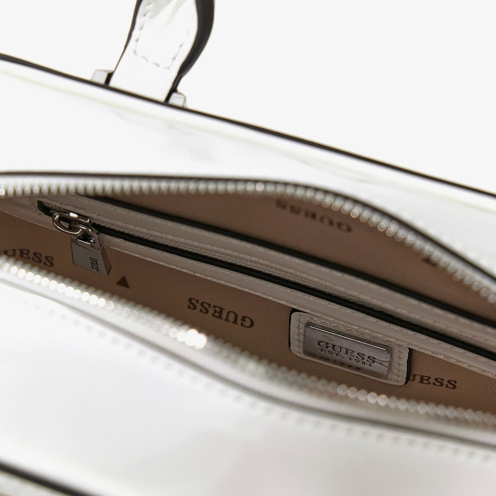 Rankinės GUESS Arnela Mini Satchel White