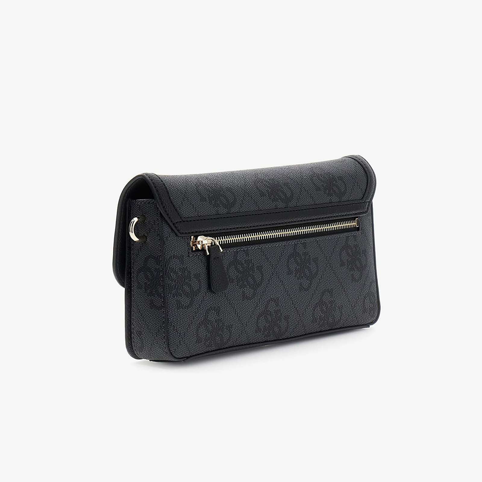 Rankinės GUESS Sadie Flap Shoulder Bag Coal Logo