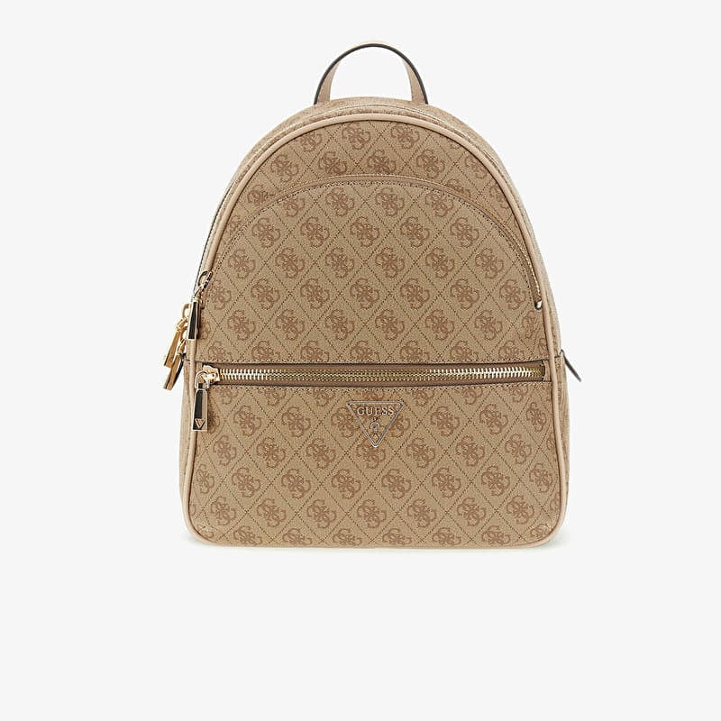 Ryggsekk GUESS Manhattan II Large Backpack Latte Logo