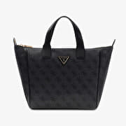 GUESS Follie Small Tote Coal Logo