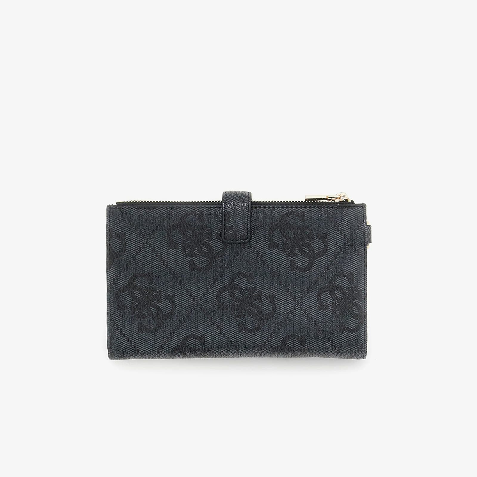 Lommebøker GUESS Laurel II Slg Double Zip Organizer Coal Logo