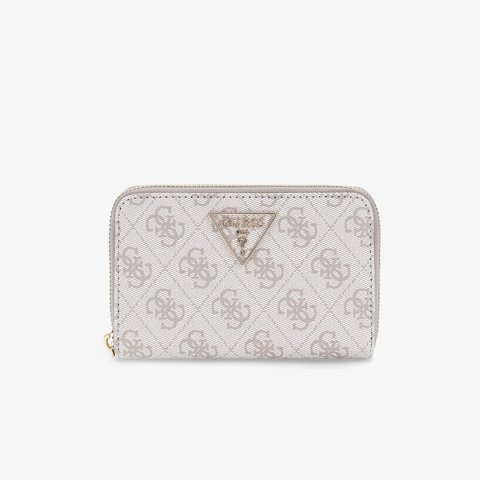 Lommebøker GUESS Laurel II Slg Med Zip Around Dark Taupe Logo