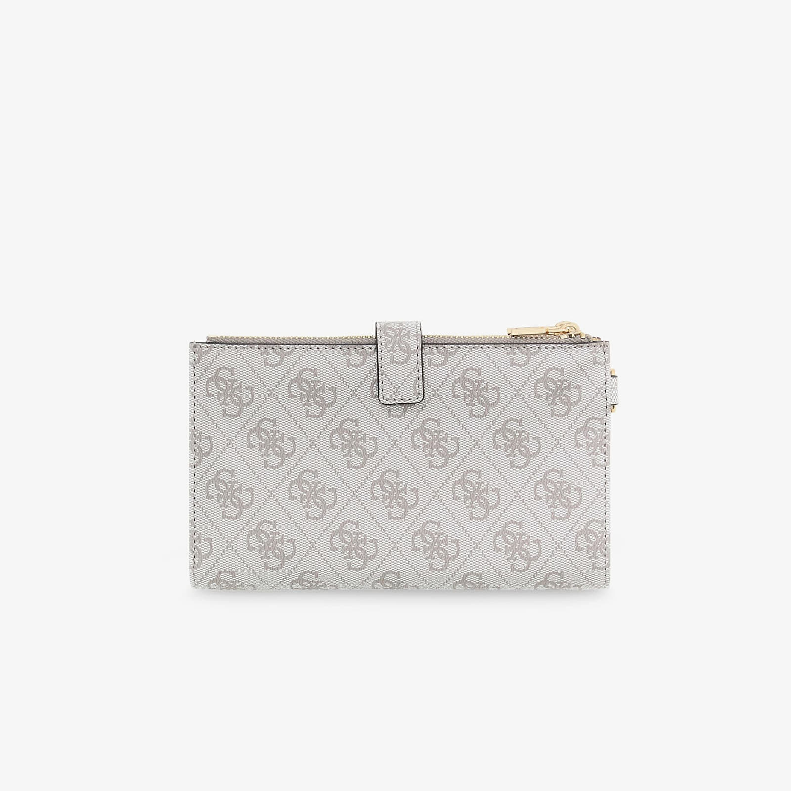 Lommebøker GUESS Laurel II Slg Double Zip Organizer Dark Taupe Logo