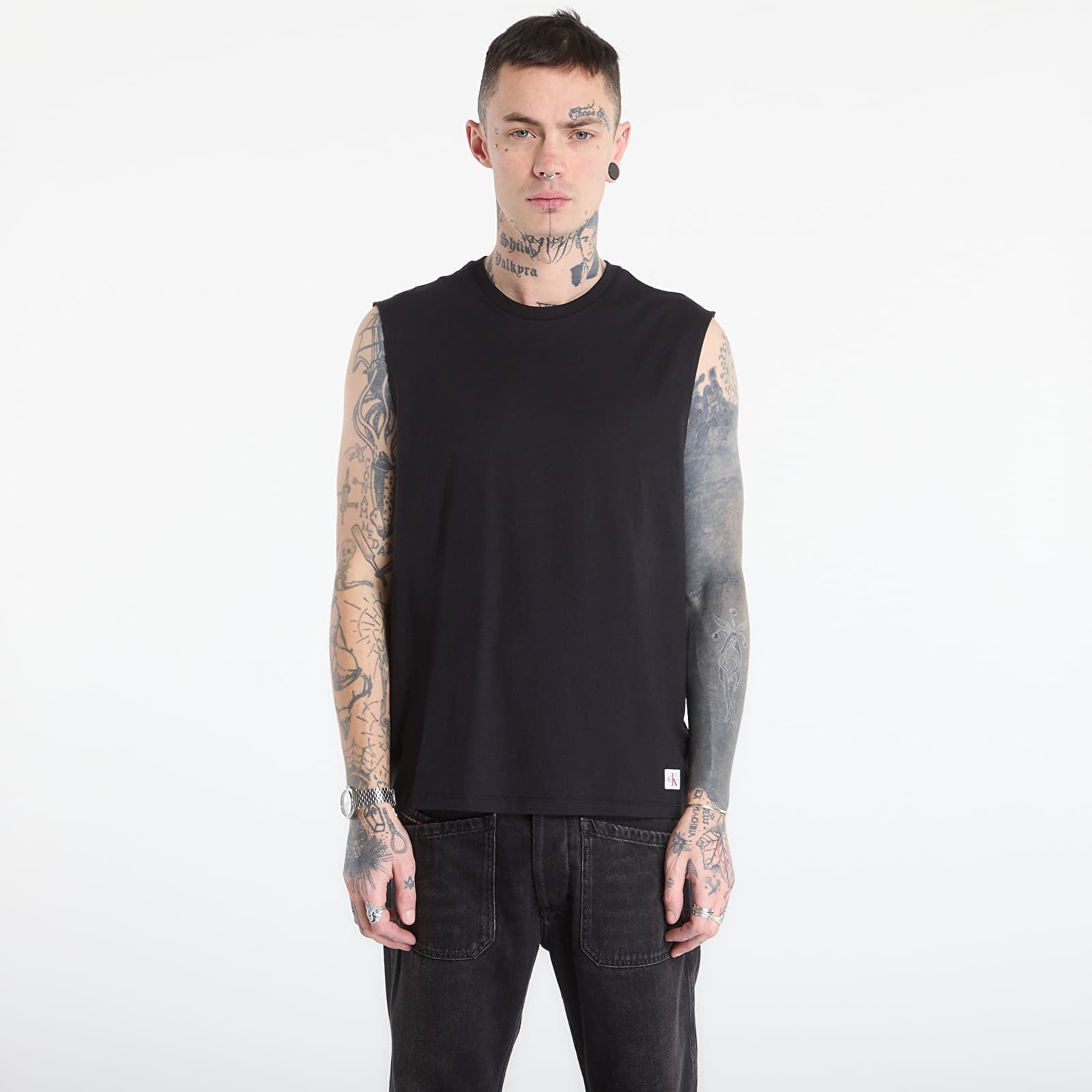 T-shirt Calvin Klein Jeans 30S Jersey Badge Mus Black XL