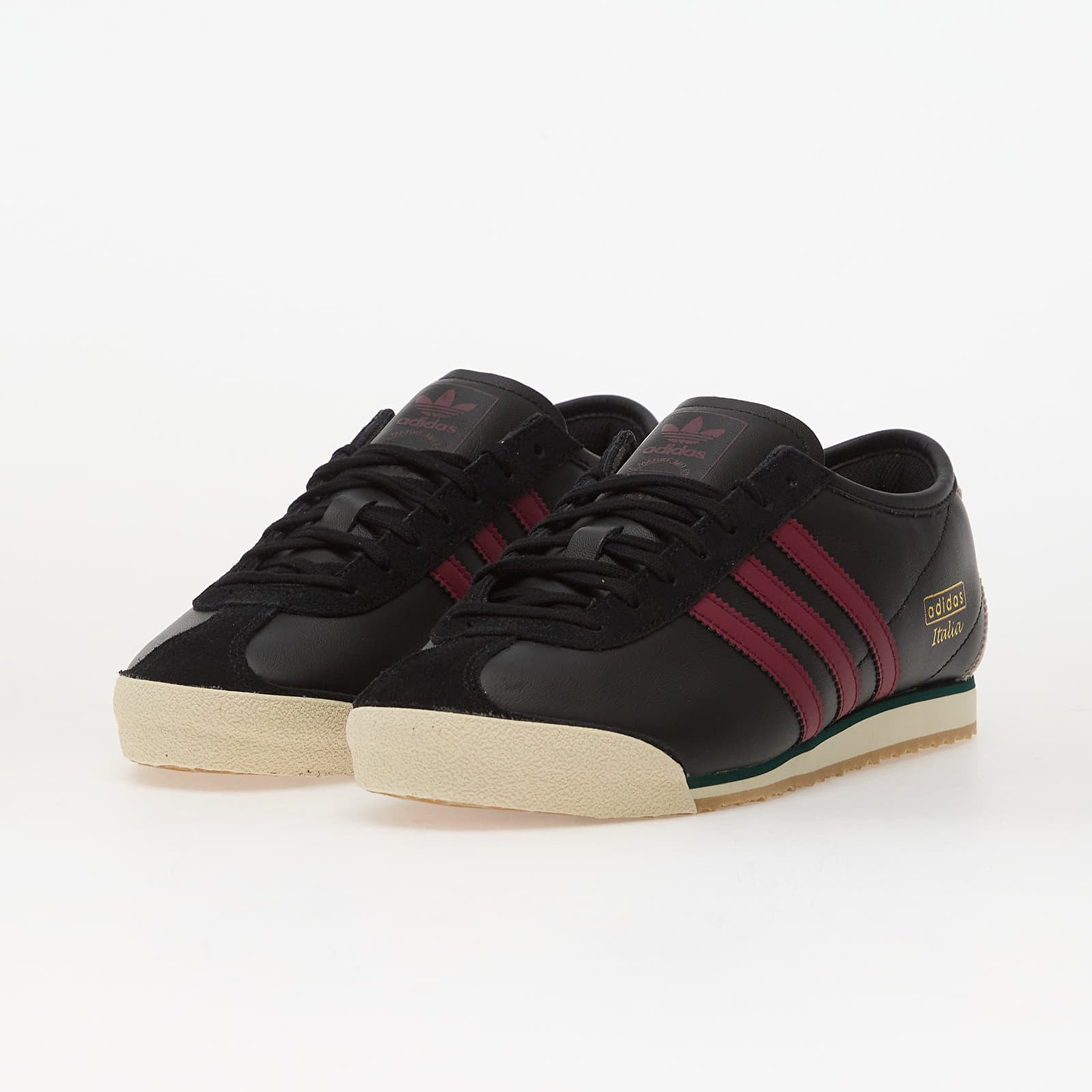 Pánské tenisky a boty adidas Italia 70S Core Black/ Shadow Red/ Wonder Beige