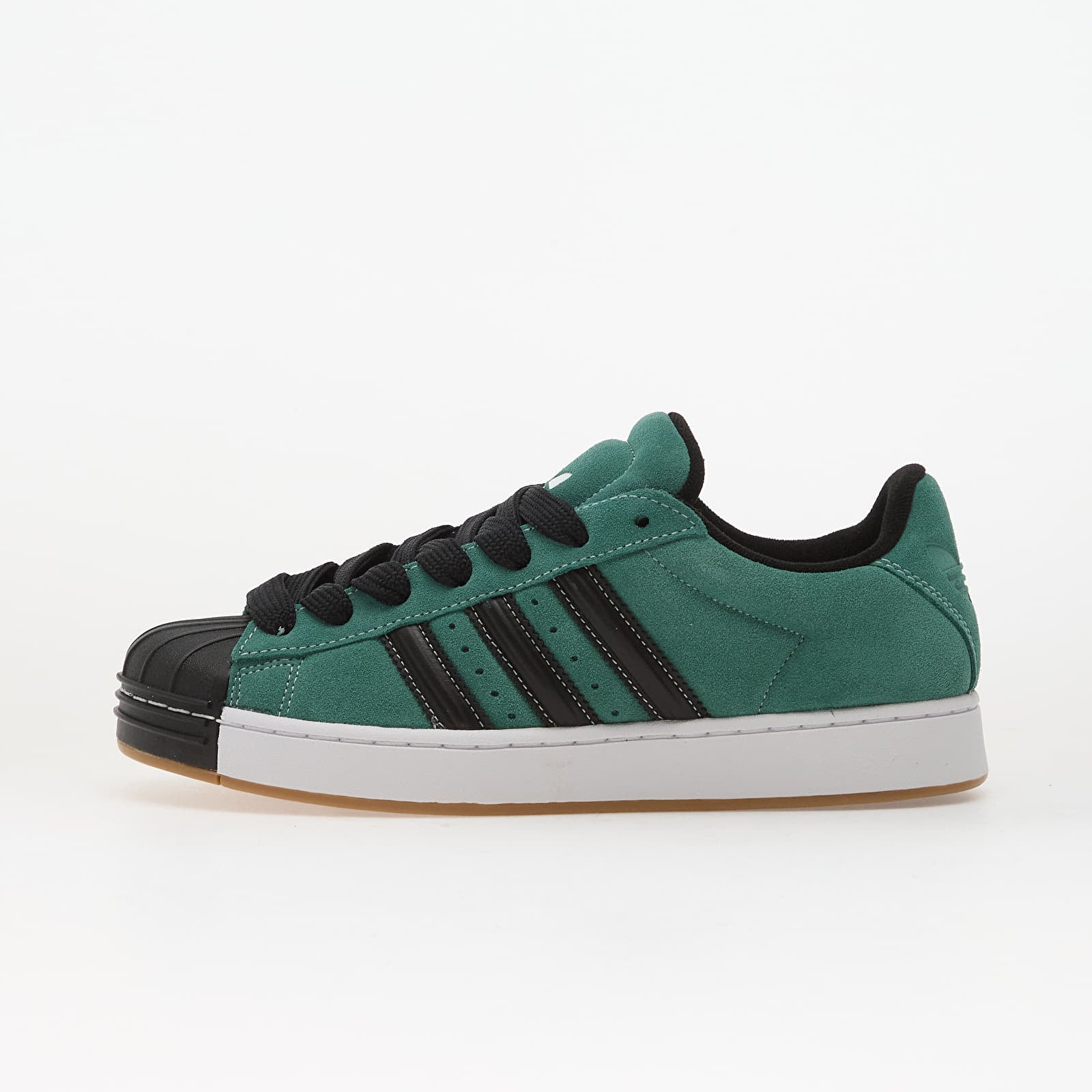 Men's sneakers and shoes adidas Superstar St Collegiate Green/ Core Black/ Gum4