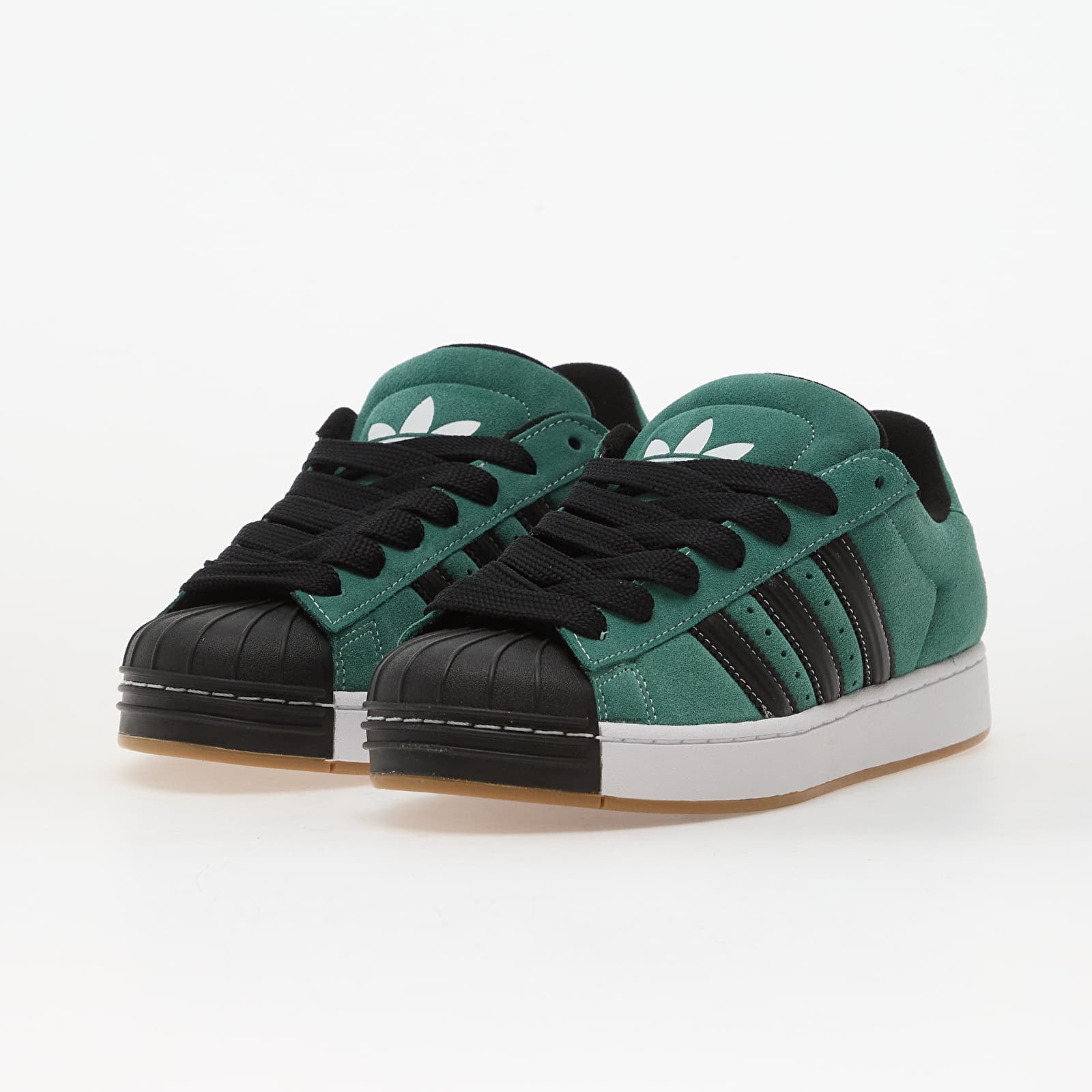 Men's sneakers and shoes adidas Superstar St Collegiate Green/ Core Black/ Gum4