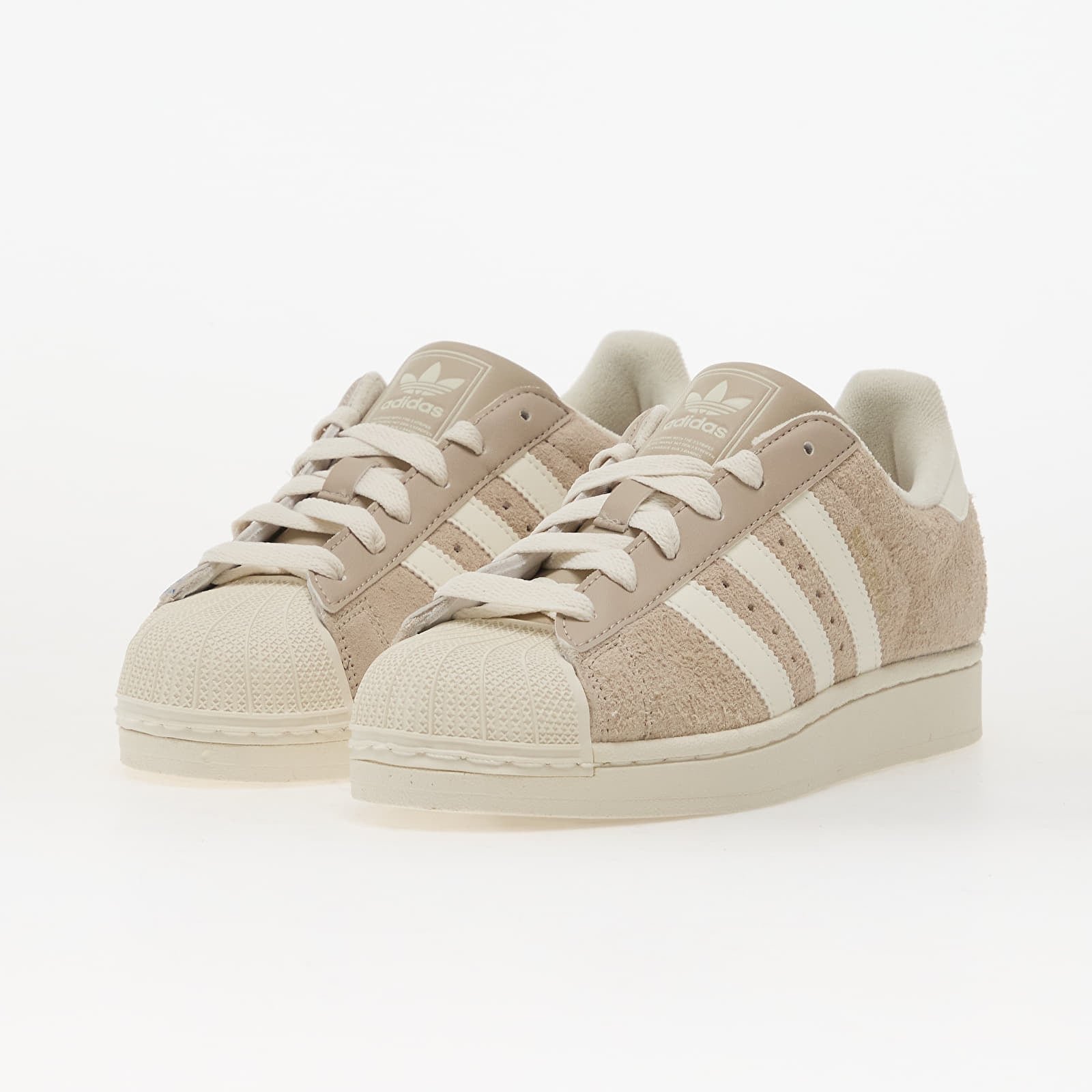 Chaussures et baskets femme adidas Superstar II W Off White/ Wonder Beige/ Gold Metallic