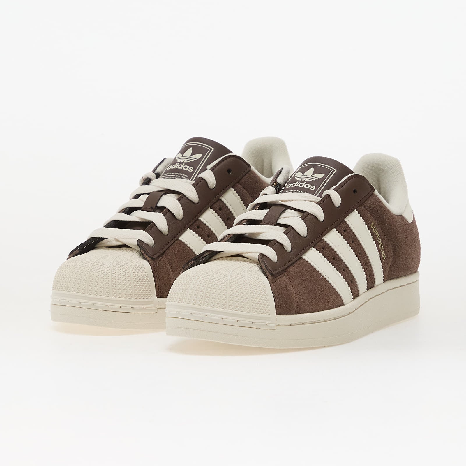 Sneakers und Schuhe für Frauen adidas Superstar II W Shale Brown/ Off White/ Gold Metallic