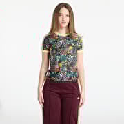 adidas 3S Tee Slim Black/ Bright Green/ Cgreen/ Eqtyel