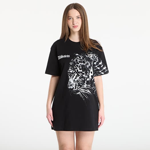 Kleid AllSaints Zaya Tee Dress Black