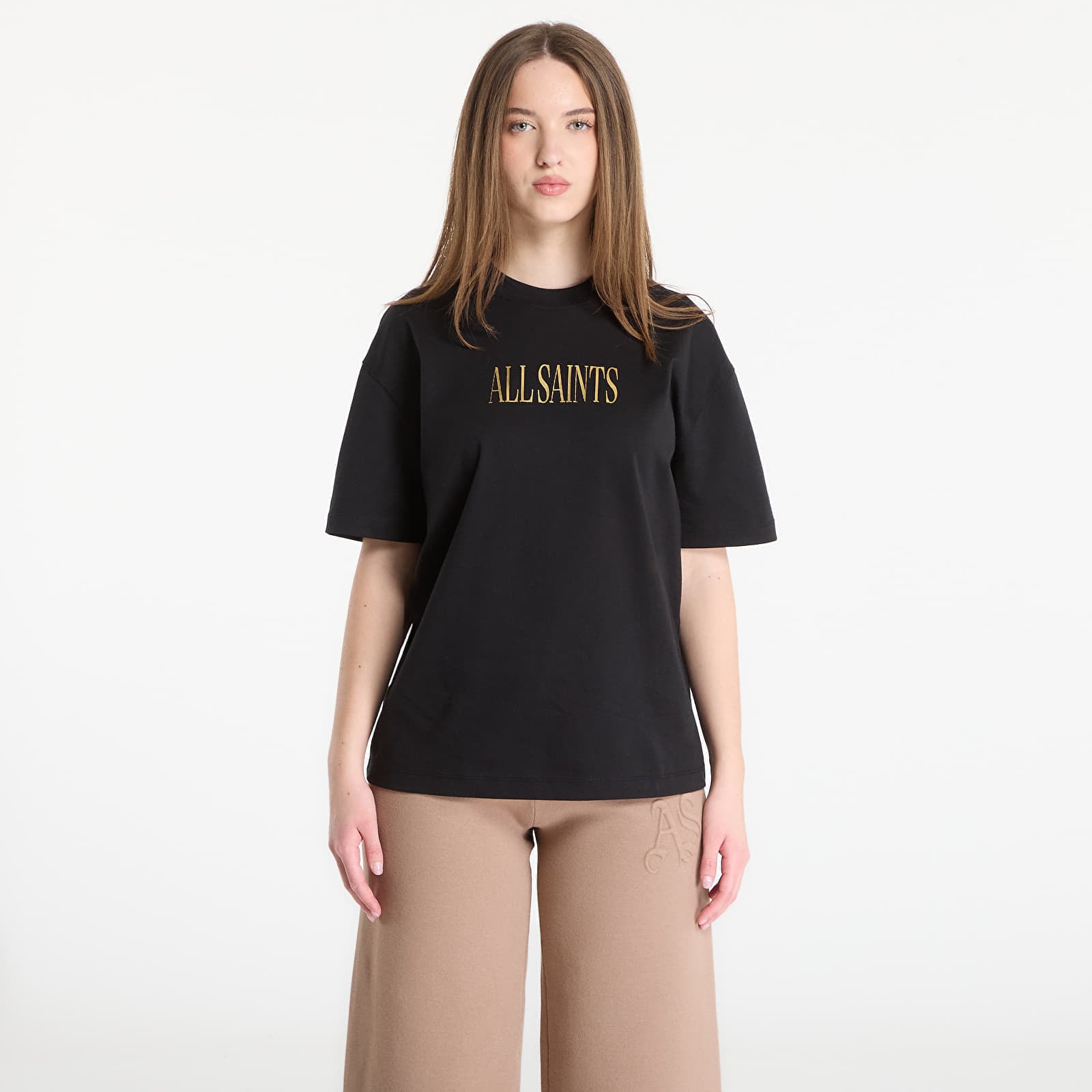Tricou AllSaints Cora Etta Tee Black XS