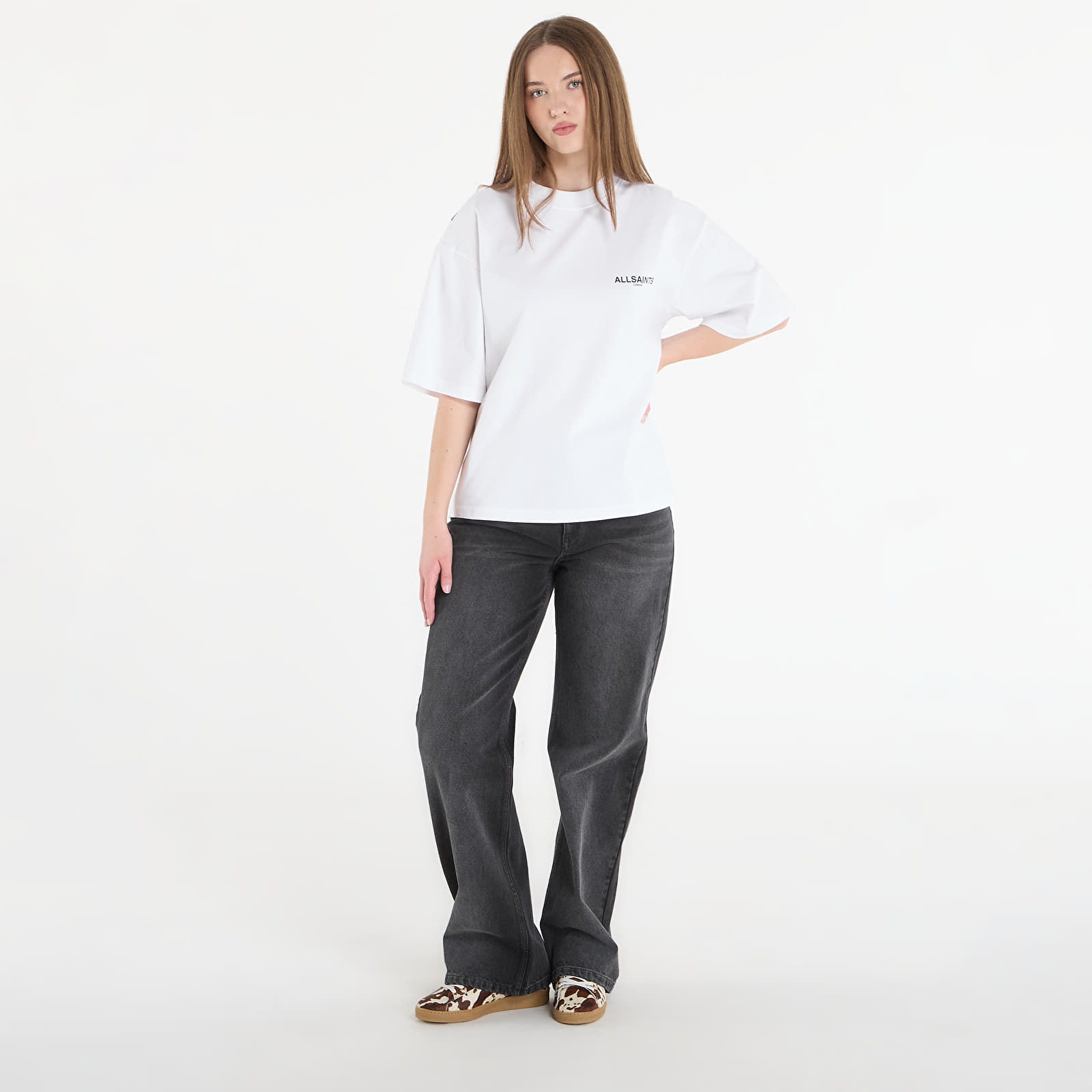 T-shirts  AllSaints Swoop Amelie Tee Optic White