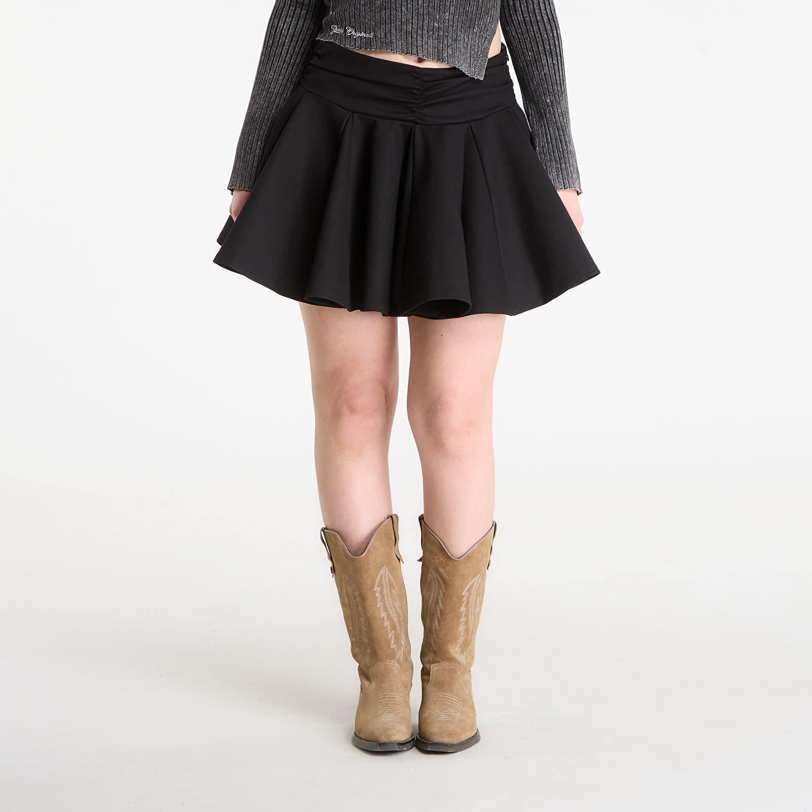 Fustă AllSaints Tulip Ponte Skirt Black 29