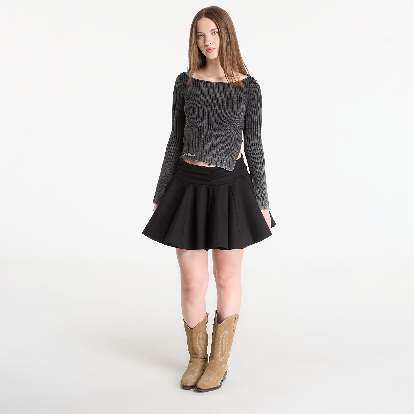 Röcke AllSaints Tulip Ponte Skirt Black